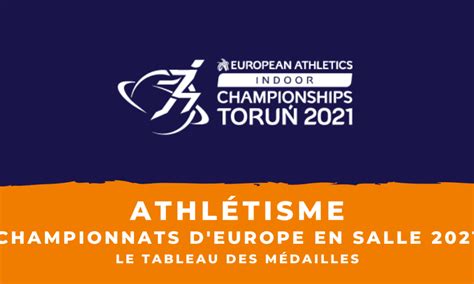 Athlétisme Championnats d Europe en salle 2021 le tableau des médailles