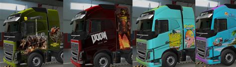 Tanis Skinpack For Volvo Fh Globetrotter Xl X At Euro Truck