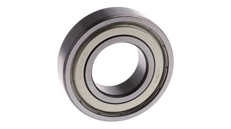 NSK 6206ZZC3 Single Row Deep Groove Ball Bearing- Both Sides Shielded ...