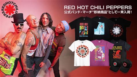 RED HOT CHILI PEPPERSバンドTシャツをはじめとする公式バンドマーチが 即納商品 としてゲキクロに一斉入荷完売していた人気商品も再ラインナップ全海外バンドマーチを