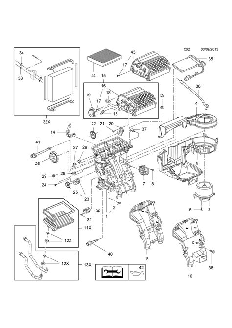 Vauxhall Insignia Air Conditioning Heater And Evaporator Unit And