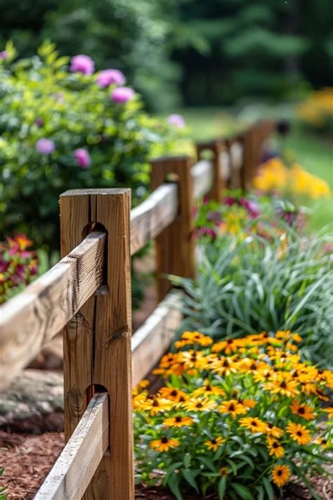 Split Rail Fence Landscaping Ideas For Your Yard In 2024 Fence