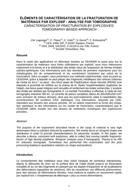 PDF Éléments de caractérisation de la fracturation de composés