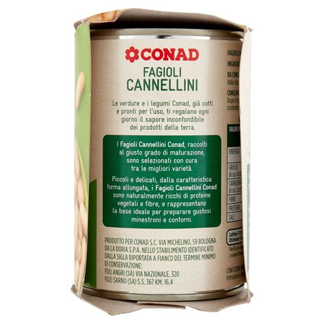 Fagioli Cannellini 3 X 400 G Conad Vendita Online Conad