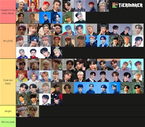 Ateez Hairstyle Rankings Tier List Community Rankings Tiermaker