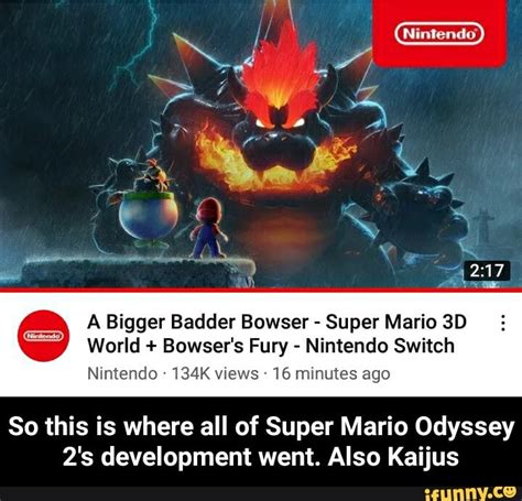 A Bigger Badder Bowser Super Mario World Bowsers Fury Nintendo