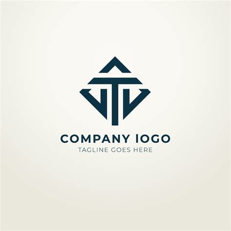 T logo flat design monogram 46481321 Vector Art at Vecteezy