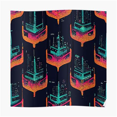 Cyberpunk Posters Cyberpunk Retro Pattern Poster Rb Cyberpunk Merch