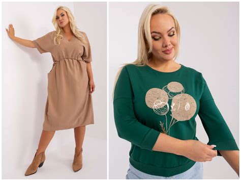 Ubrania plus size tanio gdzie je kupić Moda dla puszystych plus44