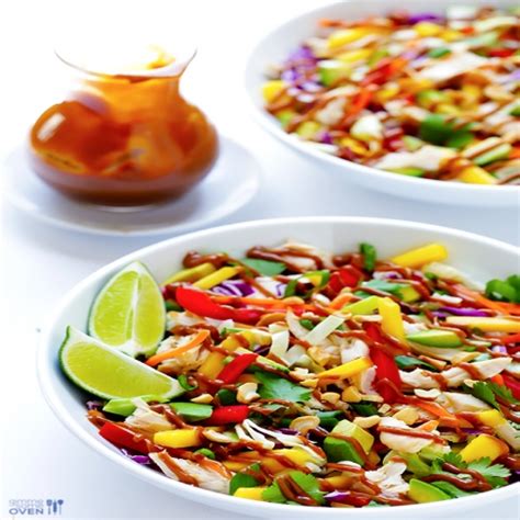 Rainbow Thai Chicken Salad