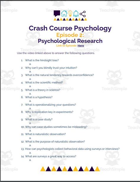 Crash Course Psychology #2: Psychological Research by Teach Simple