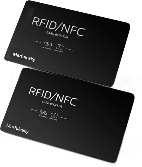 2 Pcs RFID Blocking Card Contactless Credit Card Protection Safe RFID