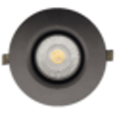 Led Regress Gimbal Round Black Finish Selectable Cct Goodlite