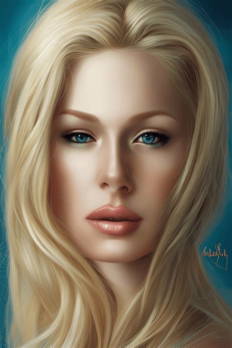 Beautiful Blonde Haired Female 8k Hyperrealistic Full Head Rule Of The Third Hyperdetailed