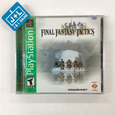 Final Fantasy Tactics Greatest Hits Ps1 Playstation 1 In 2022