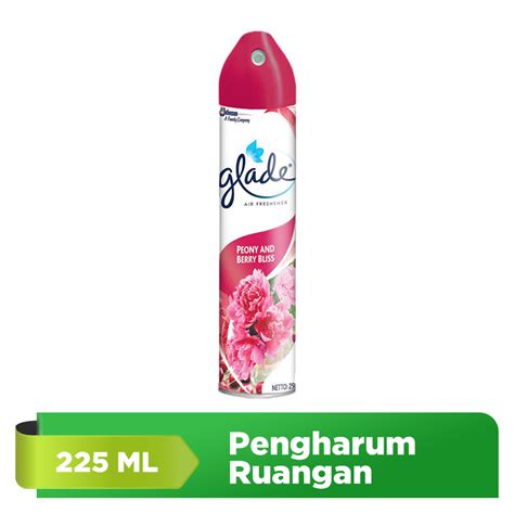 Promo Glade Aerosol Spray Pengharum Ruangan Peony & Berry [225mL ...