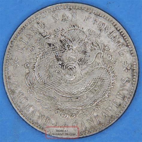 1901 China Kiangnan Province 20 Cents Silver Coin