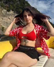 Iaaras Sexy Instagram Photos Flaunting Her Nice Boobs In Red Bikini Aznude