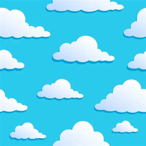 Seamless Background With Clouds Stock Vector Clairev