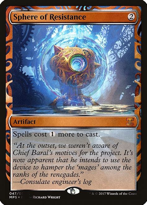 Sphere Of Resistance Masterpiece Series Kaladesh Inventions Magic