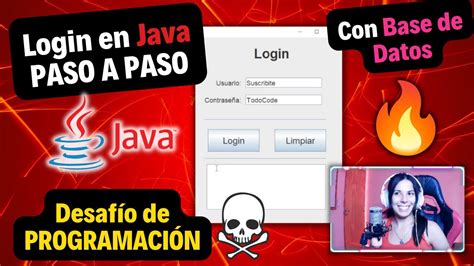 C Mo Crear Un Login En Java Desde Cero Paso A Paso Con Base De