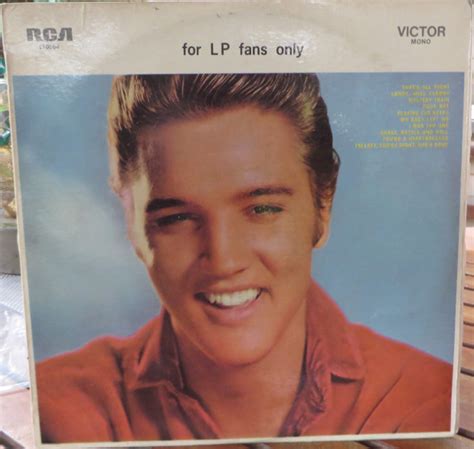 Elvis Presley For Lp Fans Only Vinyl Discogs