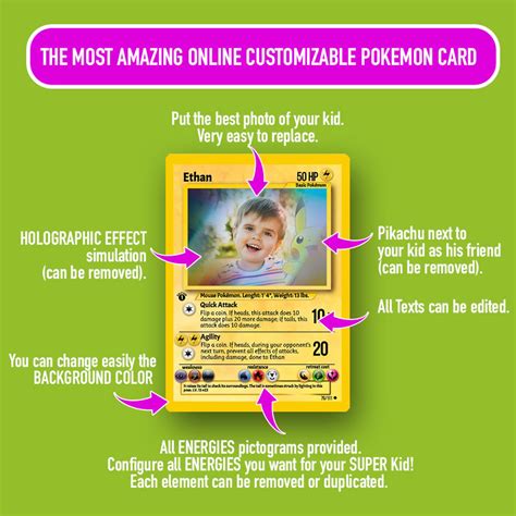 Pokemoncards Custom Pokemon Card Create Your Own Pokemon Play Card