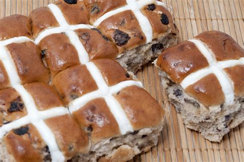 Fresh Hot Cross Buns Creative Commons Stock Image