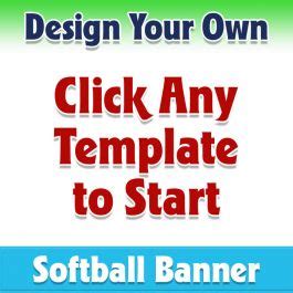 Softball Banner Templates