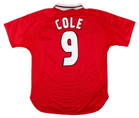 1997 00 Manchester United CL Shirt Cole 9 Excellent 8 10 L