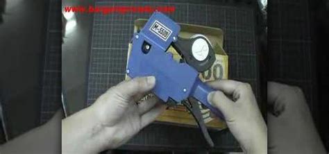 How to Use label gun « Tools & Equipment :: WonderHowTo
