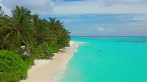 Aerial View On Bikini Beach With Tourist Stock Video Pond5