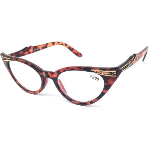 Lunettes De Lecture Pour Femme Avec Monture En Plastique Et Dioptries