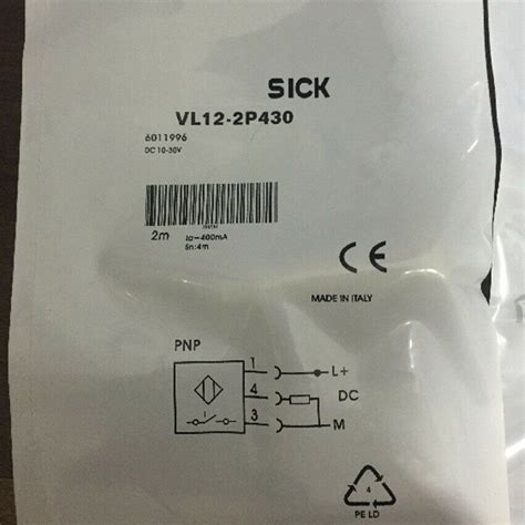 1 Piece New Sick VL12 2P430 Photoelectric Switch Sensor Free Ship EBay