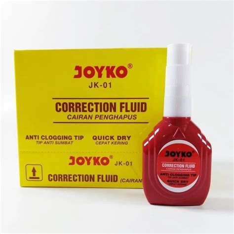 Jual TIPE X CAIR JOYKO Correction Fluid Cairan Koreksi Penghapus