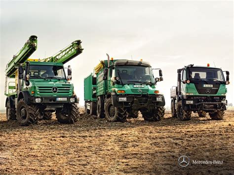 Unimog Mercedes Lkw Landwirtschaft Baumaschinen