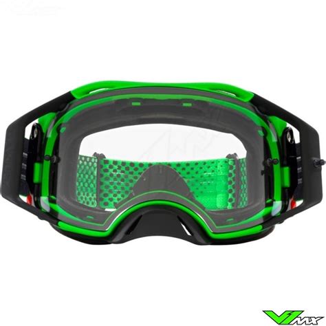 Oakley Airbrake B1B Motocross Goggles Green Clear Lens