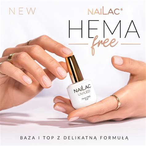 Top Hybrydowy HEMA Free No Wipe NaiLac