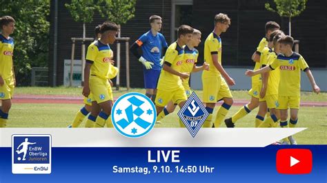 Enbw Oberliga C Junioren Live Stuttgarter Kickers Sv Waldhof