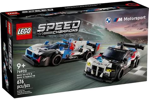LEGO Speed Champions BMW M4 GT3 & BMW M Hybrid V8 Race Cars Set 76922 - US