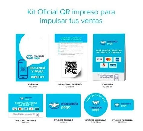 Kit Mercado Pago Point Mini Qr Posnet Lector De Tarjetas Allshine