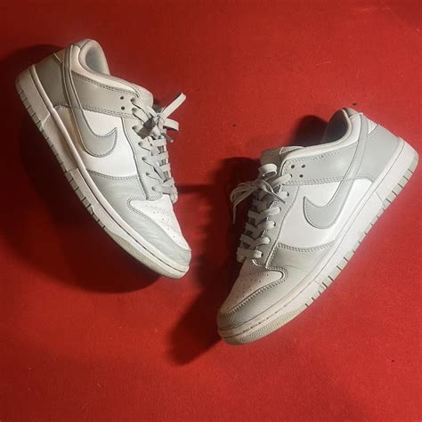 Nike Dunk Low Gray Fog Size Mens 9 5 Brand Depop