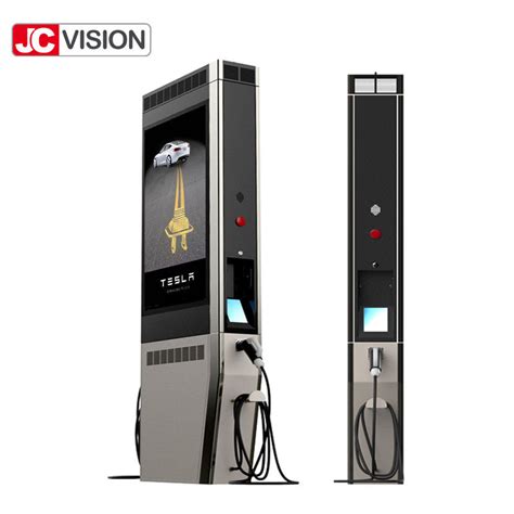 Jcvision Outdoor Digital Signage Display Poster For E Car Charging Station