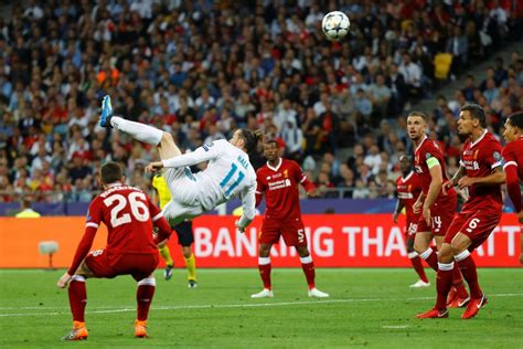 Gareth Bale Goal Vs Liverpool Watch Spectacular Overheard Kick Against