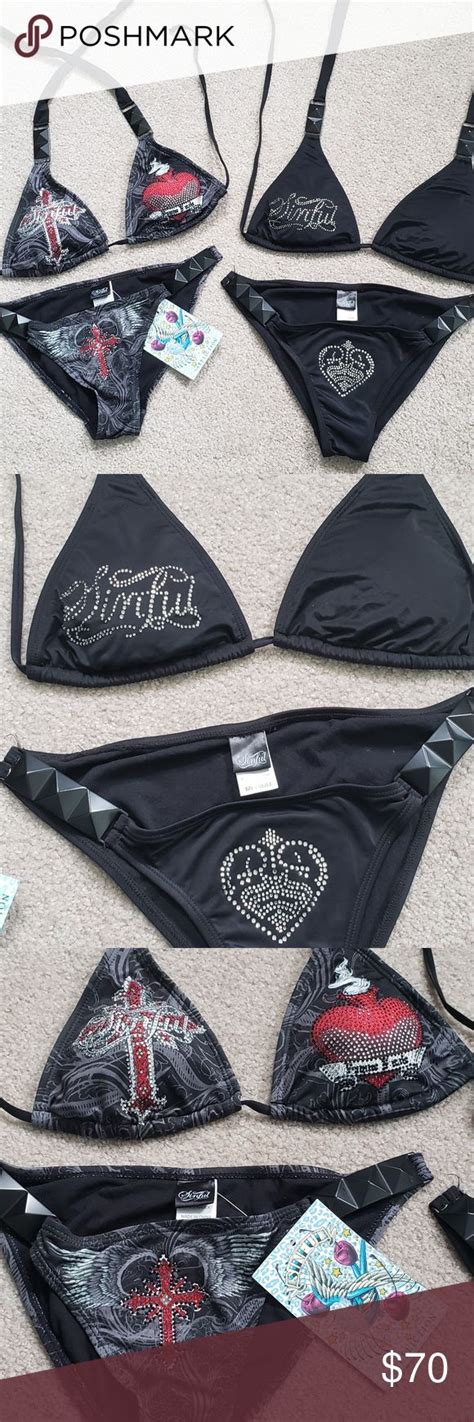 Sinful Bikini Lot Bikinis Black Bikini How To Wear