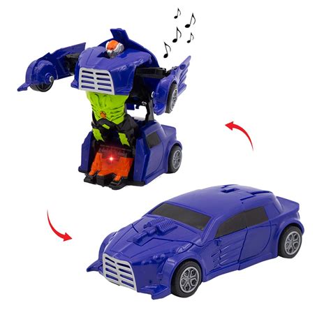 Игрушка "Металлическая машинка-робот" со звуком и светом, Play the Game ...