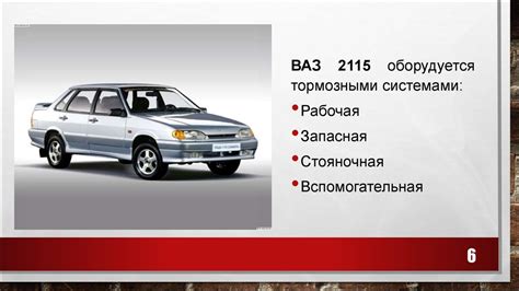 Тормозная система ВАЗ 2115 - презентация онлайн