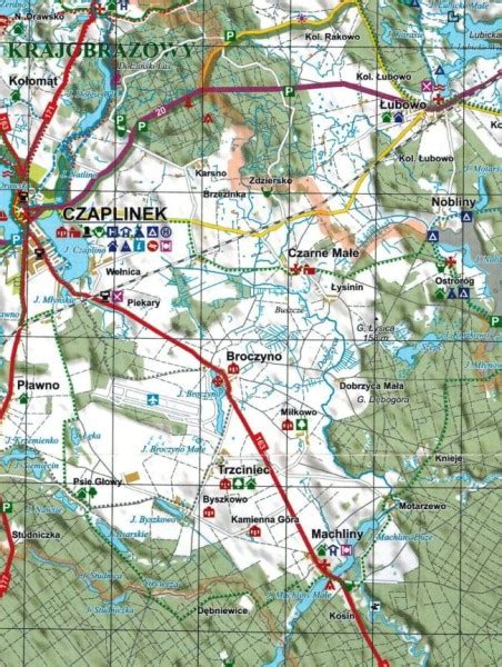 Powiat Szczecinecki Mapa Sk Adana Eko Map