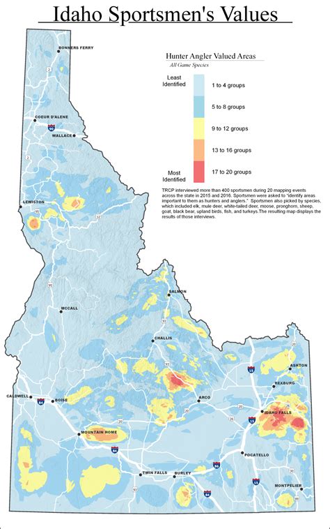 Idaho Sportsmens Value Mapping Theodore Roosevelt Conservation