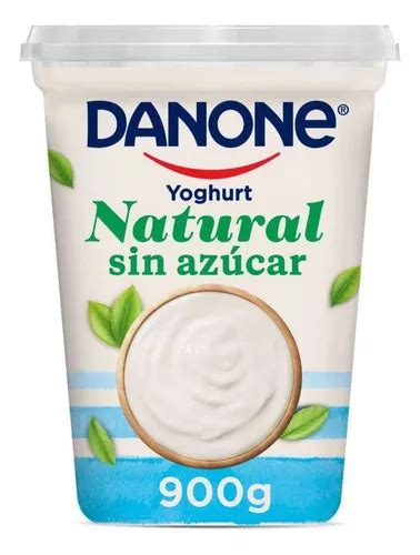 Yoghurt Danone Sabor Natural Sin Azúcar 900g Mercadolibre